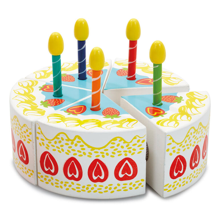 Early Learning Centre Wooden Birthday Cake - Édition anglaise - Notre exclusivité