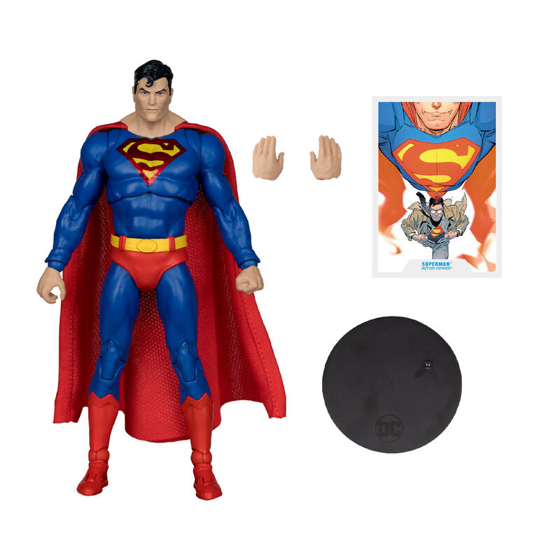 Figurine 7 pouces DC Multiverse Superman (Action Comics) Gold Label