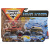 Monster Jam, Official Grave Digger vs. Grave Digger The Legend Color-Changing Die-Cast Monster Trucks, 1:64 Scale