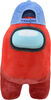YuMe Among Us 12-Inch Plush Toy with Hat - Red, Baseball Cap