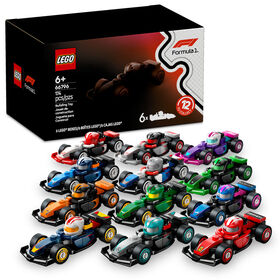 LEGO Voitures de course de F1 à collectionner - Lot de 6, Ensemble de jeu de construction 66796