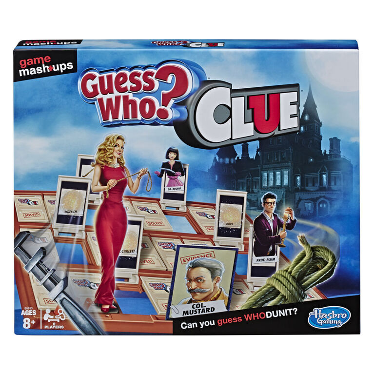 Game Mashups Guess Who Clue English Edition R Exclusive