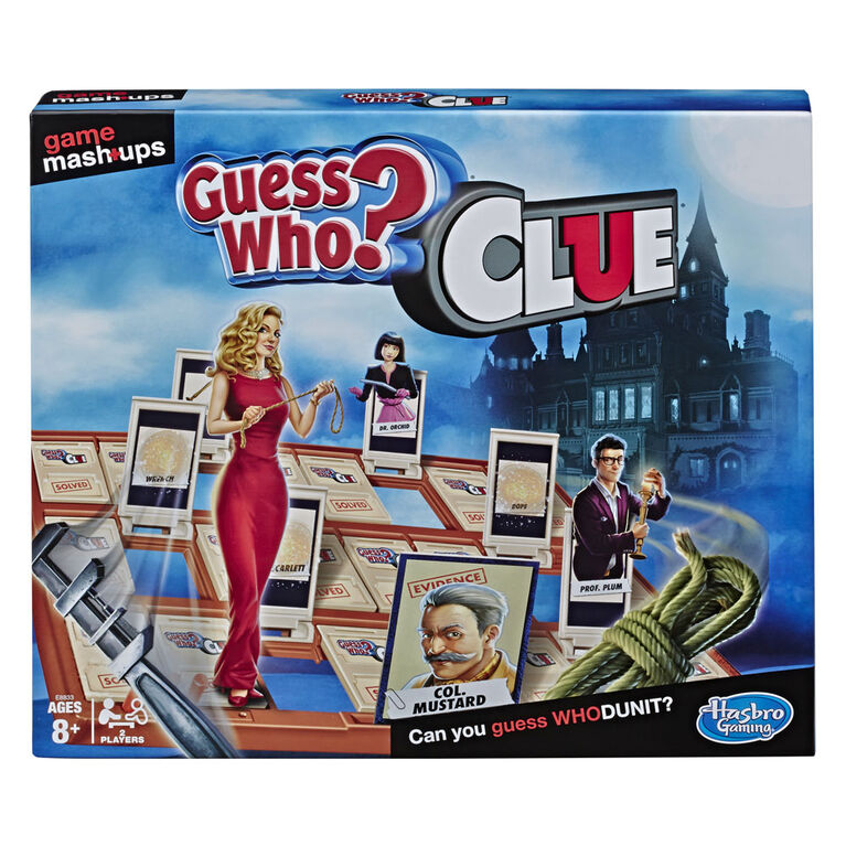 Game Mashups Guess Who? Clue - English Edition - R Exclusive