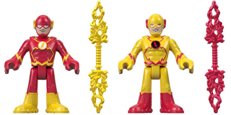 Fisher-Price Imaginext DC Super Friends Flash & Reverse Flash - English Edition
