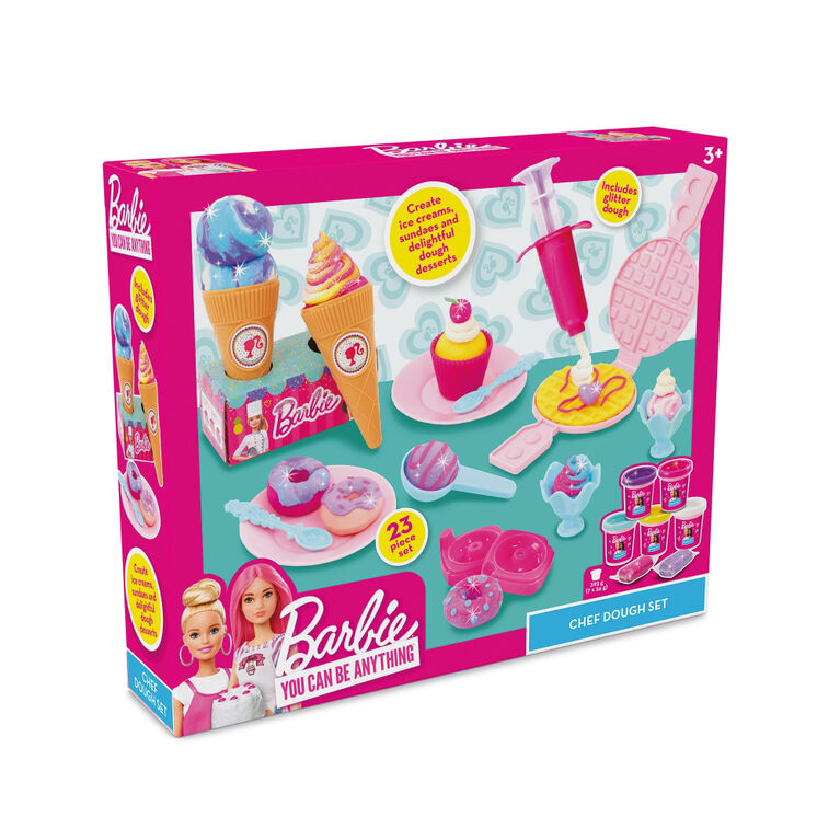 Barbie ensemble pâte à modeler chef - Notre Exclusivité