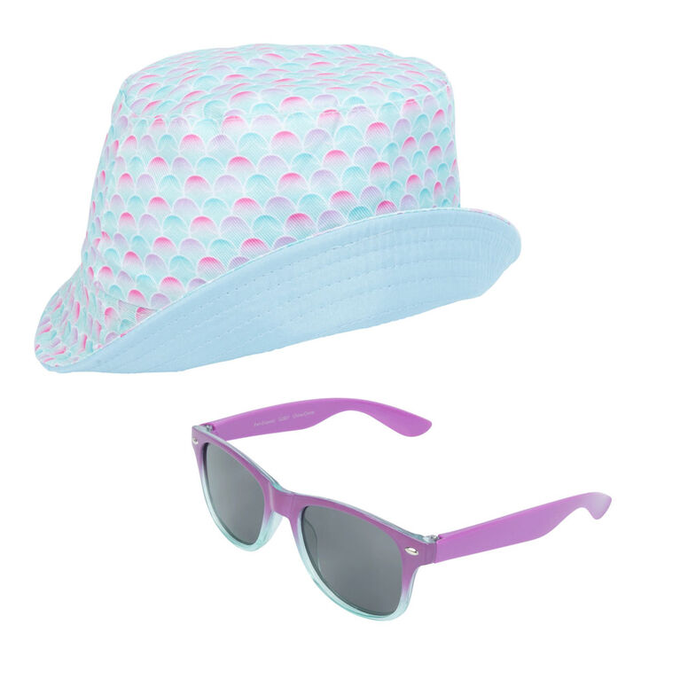 Mermaid 2 Piece Set - Sunglass & Bucket Hat