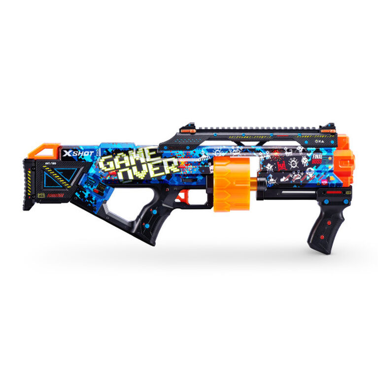 X-Shot Skins Last Stand Dart Blaster - Game Over (16 fléchettes) par ZURU