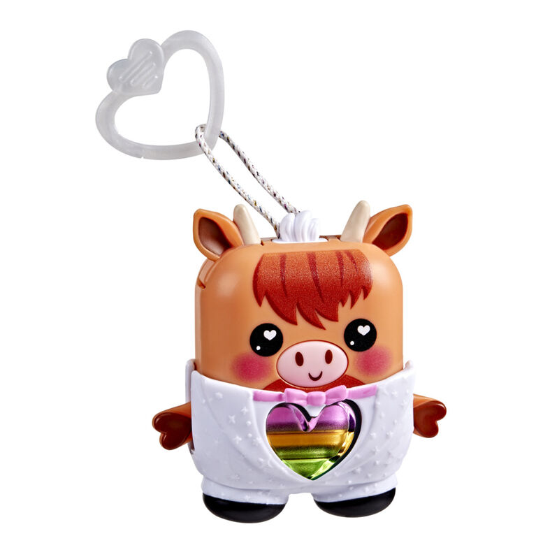 Hasbro Nano-mals Cowbert le boeuf Highland, compagnon électronique