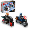 LEGO Marvel Les motos de Black Widow et de Capitaine America 76260 (130 pièces)