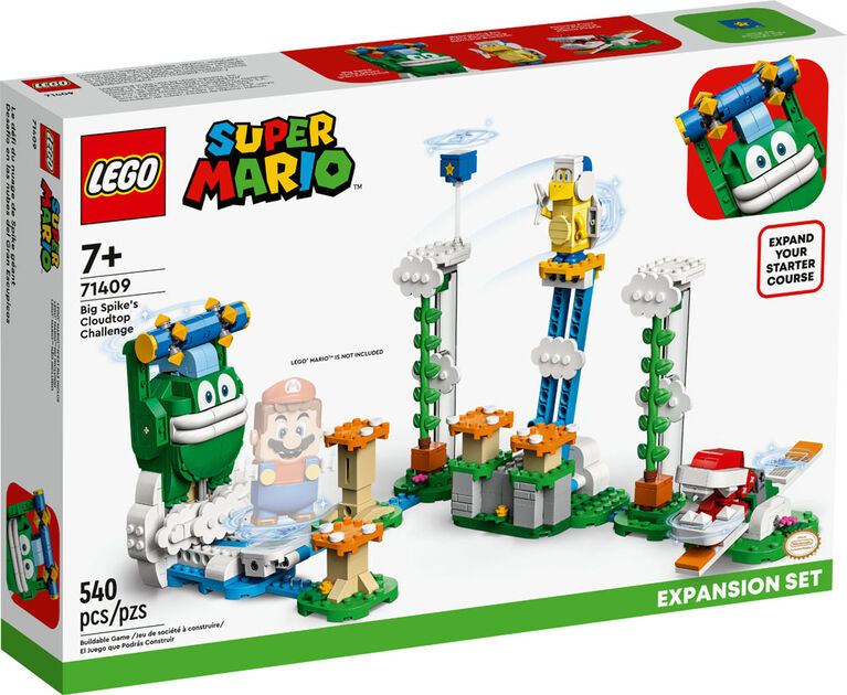 LEGO Super Mario Ensemble d'extension Le défi du nuage de Spike géant 71409 (540 pièces)