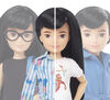 Creatable World Deluxe Character Kit Customizable Doll, Black Straight Hair