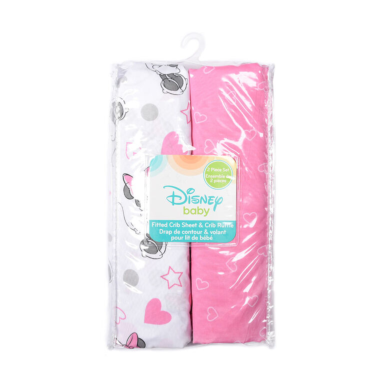 Disney Baby Drap De Contour Volant Pour Lit De Bebe Minnie Mouse Toys R Us Canada