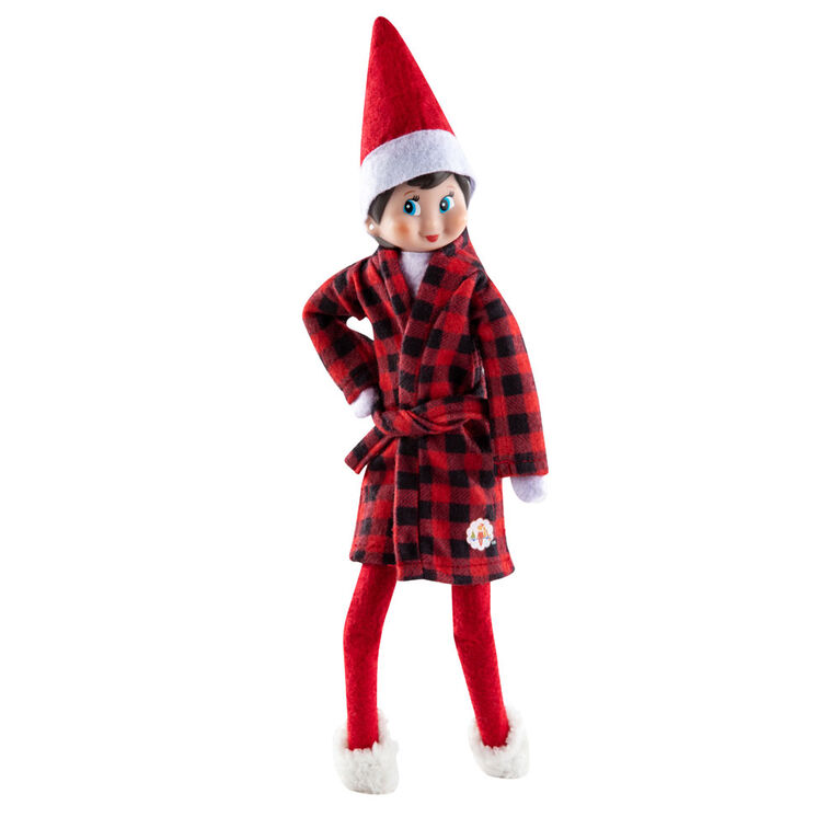Elf on the Shelf -Robe de chambre et pantoufles de camp Clause Couture