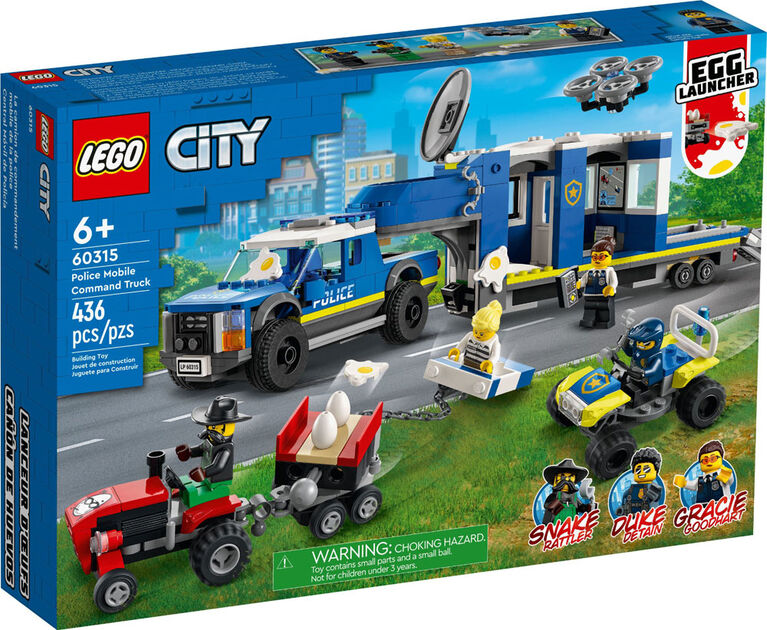 LEGO City Police Mobile Command Truck 60315 Building Kit (436 Pieces)