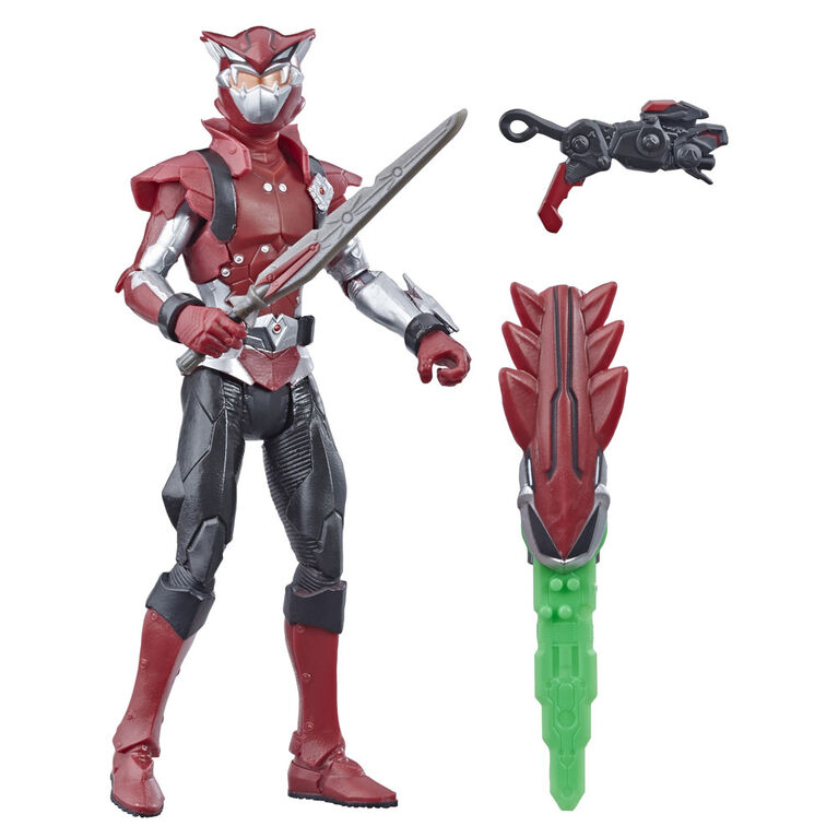 Power Rangers Beast Morphers - Figurine jouet de 15 cm Cybervillain Blaze.