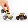 Monster Jam, Official Bulldozer vs. Team Meents Color-Changing Die-Cast Monster Trucks, 1:64 Scale