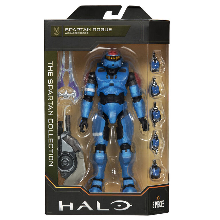 Halo Figure - The Spartan Collection - Spartan Rouge with Accessories