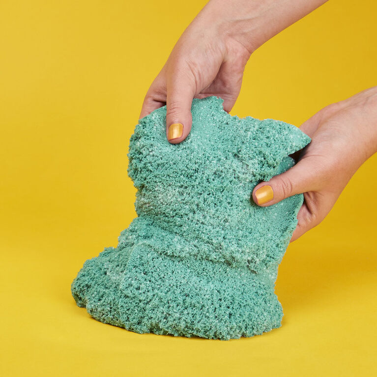 Kinetic Sand, Twinkly Teal 2lb Bag of All-Natural Shimmering Sand for Squishing, Mixing and Molding