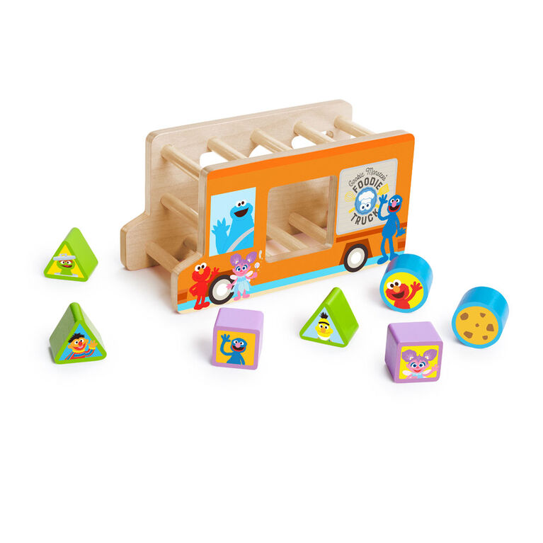 Foodie Truck Fun Wooden Shape Sorter