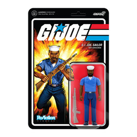 GI Joe ReAction Figures Wave 2 - Barbe Blueshirt (Marron)