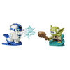 Star Wars Battle Bobblers R2-D2 Vs Yoda Clippable Battling Action Figure