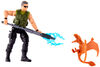 Jurassic World - Figurine de base - Mercenaire et Dimorphodon.