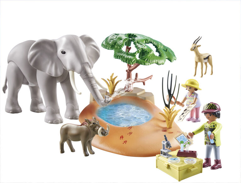 Playmobil - Wiltopia - Explorateurs avec animaux de la savane
