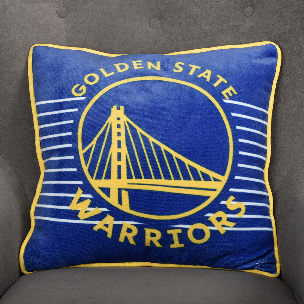 Golden state warriors throw pillow sales
