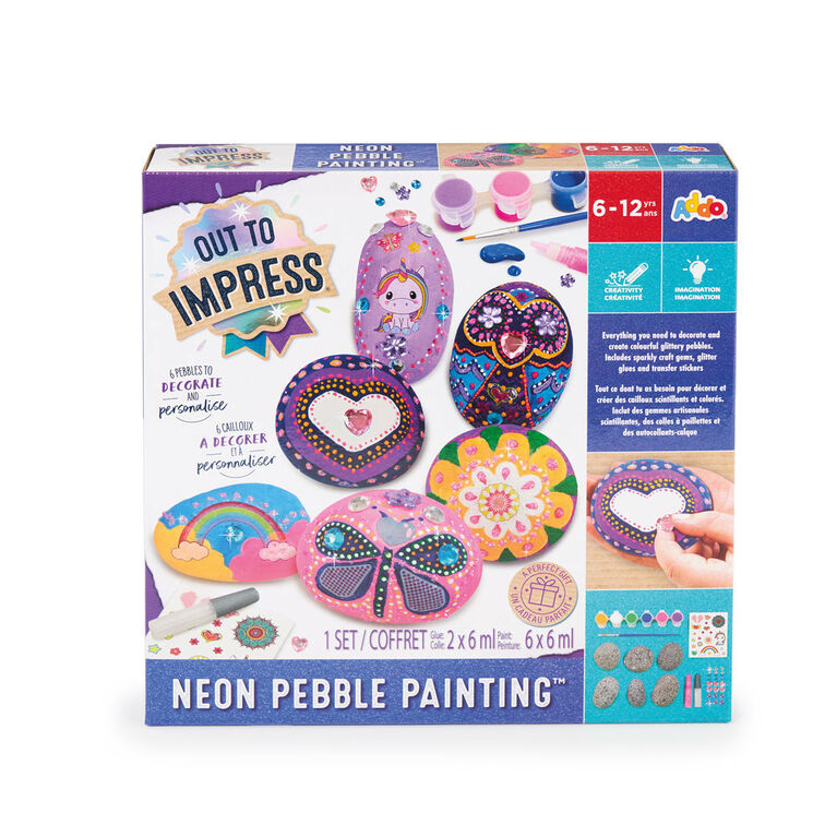 Out to Impress Neon Pebble Painting - Notre exclusivité