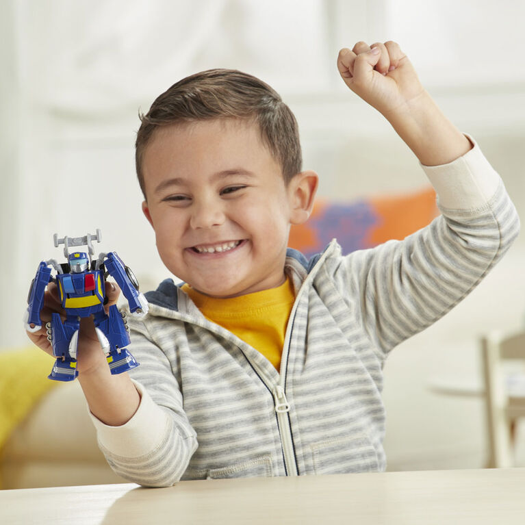 Playskool Heroes Transformers Rescue Bots Academy Chase the Police-Bot Converting Toy