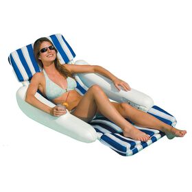 Blue Wave - Sunchaser Paddedfloating Pool Lounge