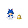 Super Mario 4 Inch Figure -  Cat Toad with Super Bell
