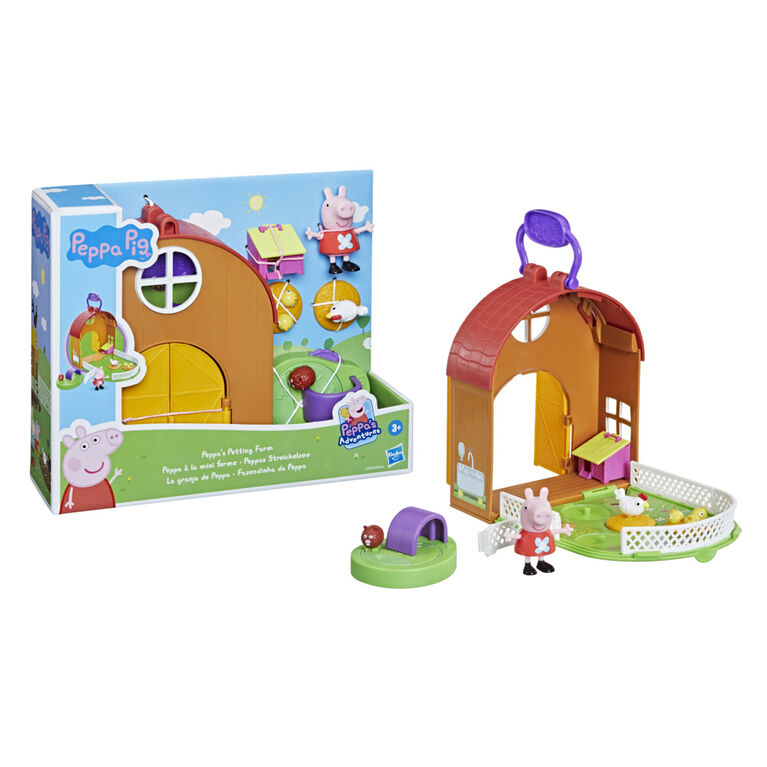 Peppa Pig Peppa's Adventures Peppa's Petting Farm Fun Playset Preschool Toy