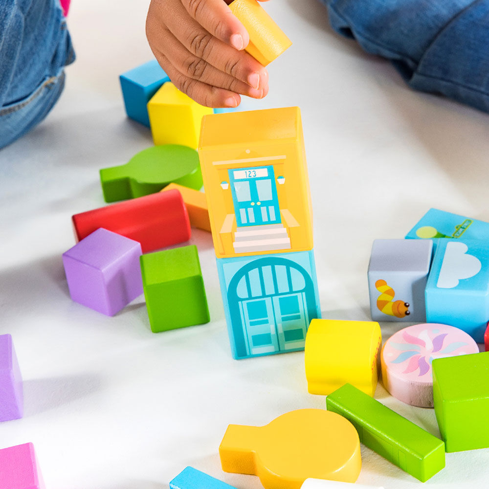 Set the Scene Sesame Street Wooden Storytelling Blocks Babies R Us Canada