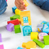 Set-the-Scene Sesame Street Wooden Storytelling Blocks