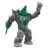 Power Rangers Dino Fury Battle Attackers, Blue Ranger et Shockhorn, 2 figurines avec de coup de pied et accessoire