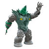 Power Rangers Dino Fury Battle Attackers - 2-Pack Blue Ranger vs. Shockhorn Kicking Action Figure Toys with Accessory