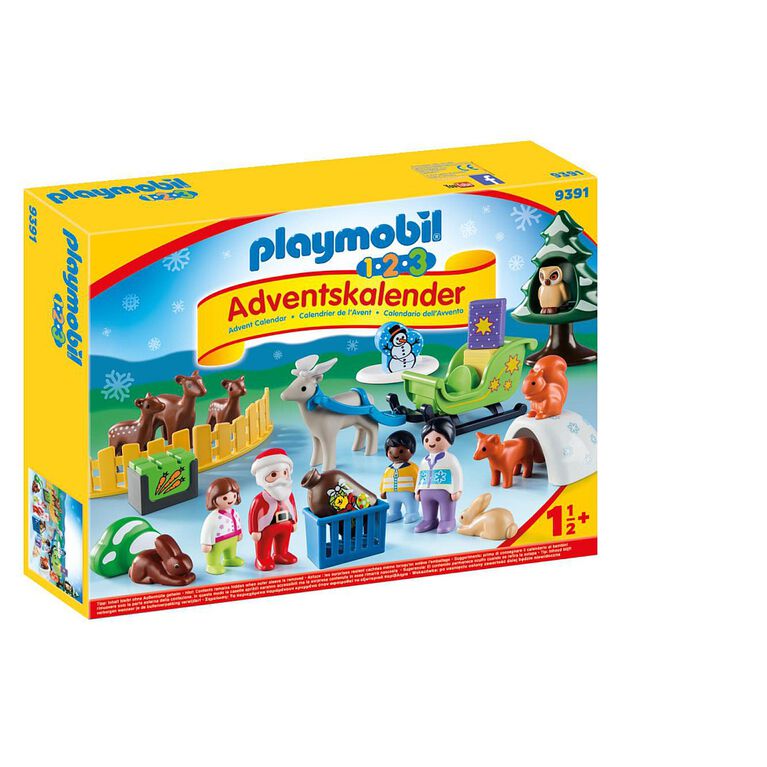 Playmobil 123 Christmas in the Forest of Animals Advent Calendar