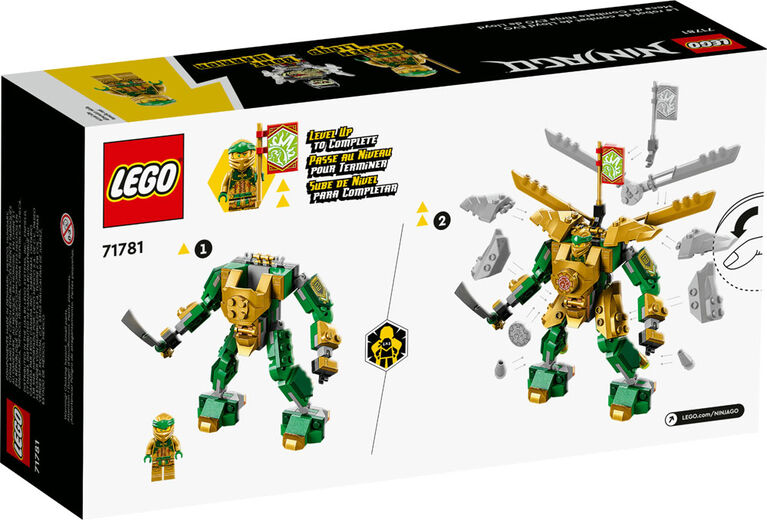 LEGO NINJAGO Lloyd's Mech Battle EVO 71781 Building Toy Set (223 Pieces)