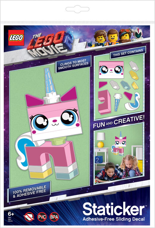 LEGO Staticker - LEGO Movie 2: Unikitty