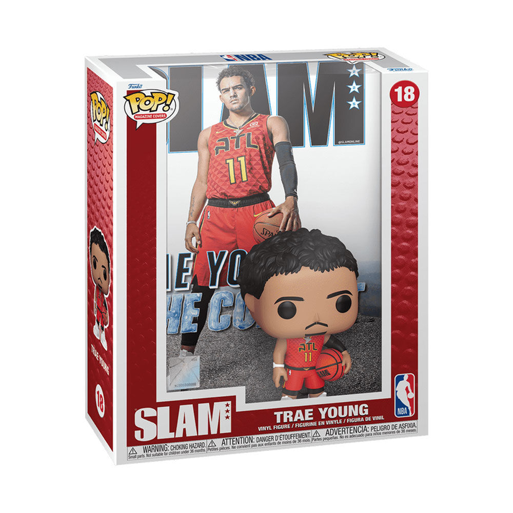 Funko Pop! Magazine Covers NBA: Atlanta Hawks - Trae Young (Slam) Vinyl Figure - English Edition