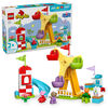LEGO DUPLO Peppa Pig La fête foraine, Jeu de simulation de parc d'attractions, Ensemble de construction pour tout-petits 10453