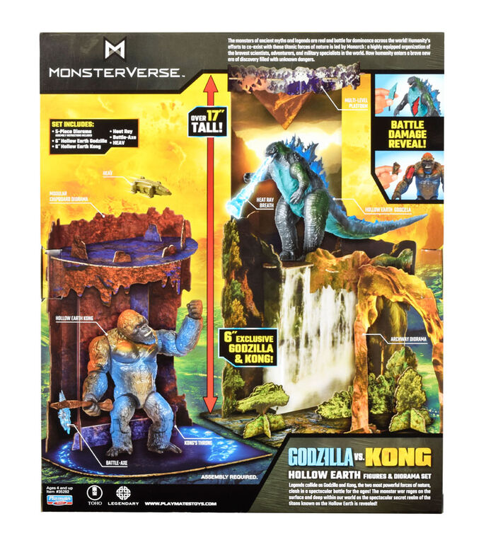 Monsterverse:Godzilla vs Kong-Hollow Earth 6" Story-In-A-Box Bundle