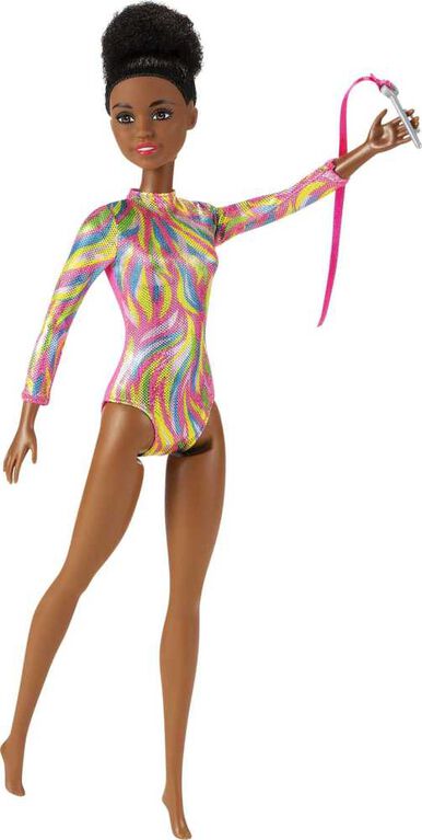 Barbie Rhythmic Gymnast Doll, Leotard and Accessories