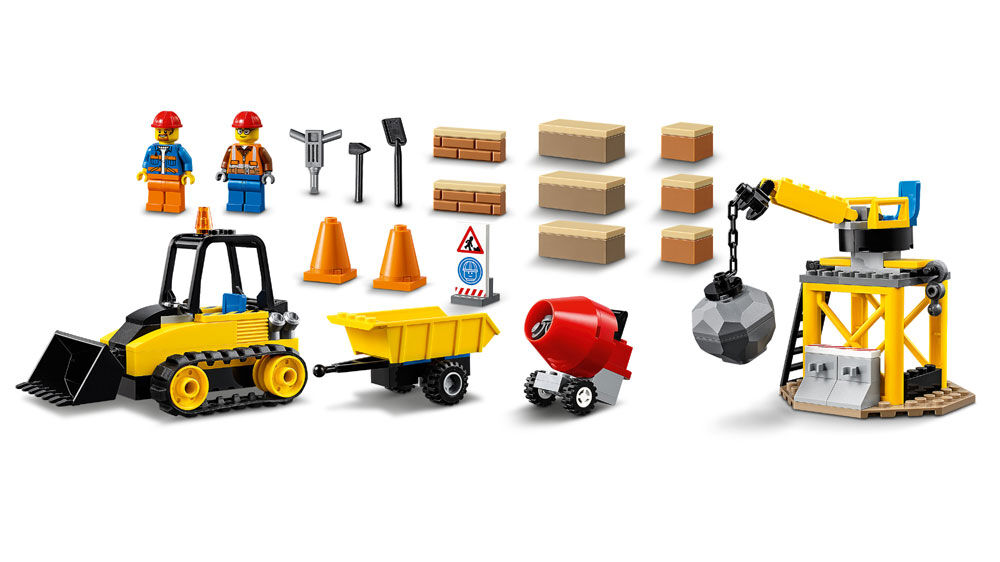 LEGO City Great Vehicles Construction Bulldozer 60252 126 pieces
