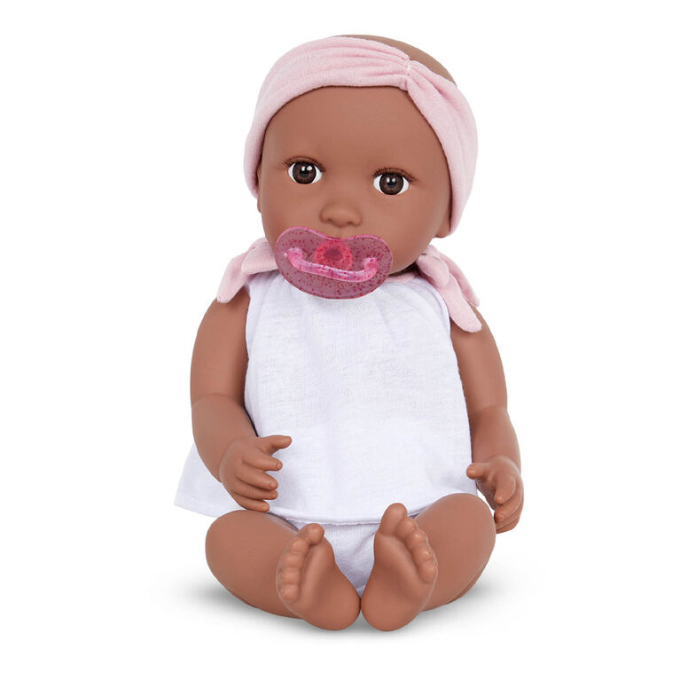 Otherway Petite poupée bébé au Corps Mou - Poupées Nouveau-né - Poupée  Nouveau-née Souriante avec kit dalimentation, Jouet p