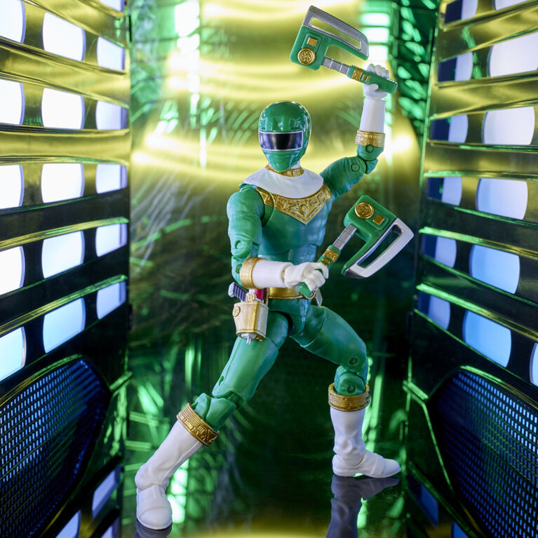 Power Rangers Lightning Collection Zeo IV Green Action Figure Toy with Accessories