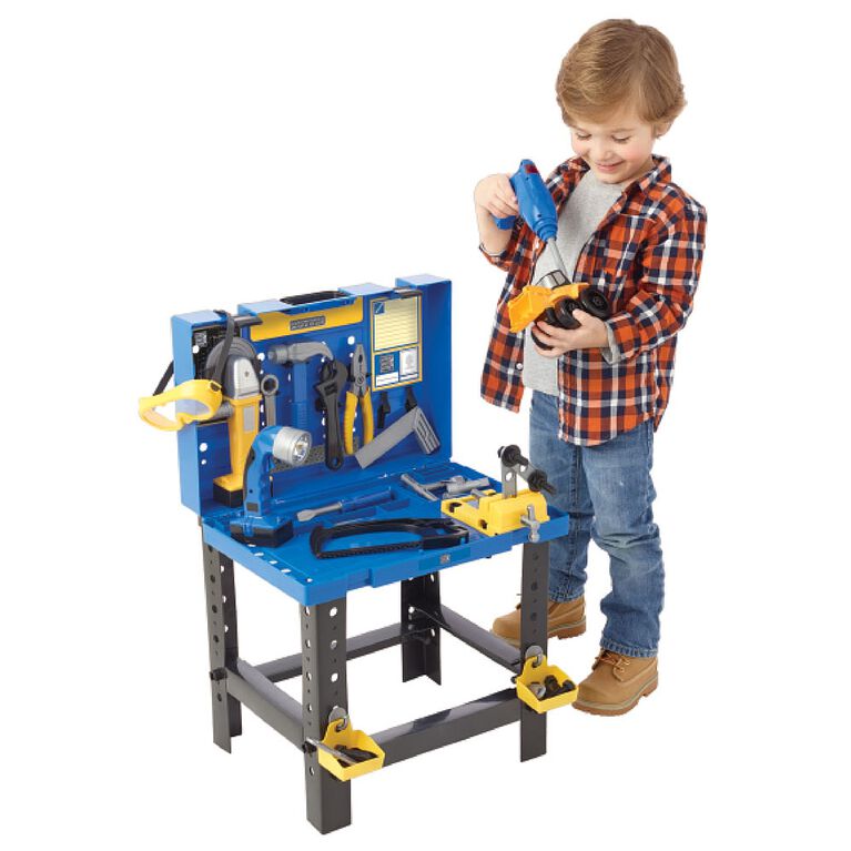 Just Like Home Workshop Etabli Portable 100 Pieces Toys R Us Canada Just Like Home Workshop Etabli Portable 100 Pieces Toys R Us Canada