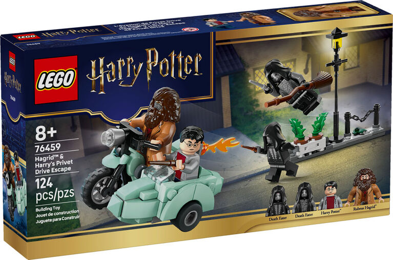 LEGO Harry Potter L'&Eacute;vasion de Privet Drive de Hagrid et Harry - Ensemble de Construction - Jouet de Moto - 76459