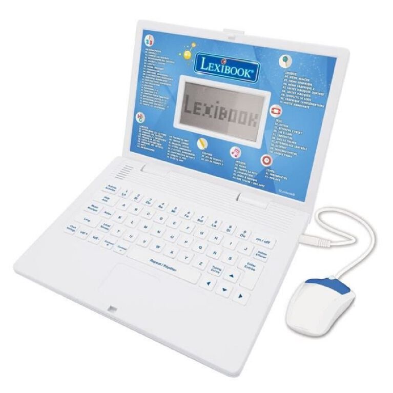 Lexibook Bilingual Educational Computer with 124 Activities (French/English)